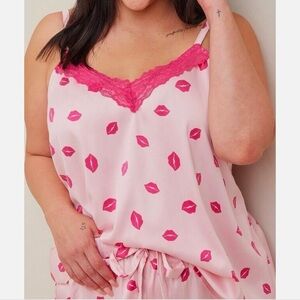 Pink Dream Satin Lace Set from Torrid NWT